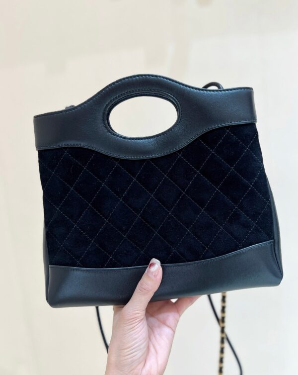 img_f3c7fd90_20250312_i1741762799106_7676_0_2_jpg CHANEL 25S MINI SHOPPING BAG 23 IN BLACK LAMBSKIN AND SUEDE