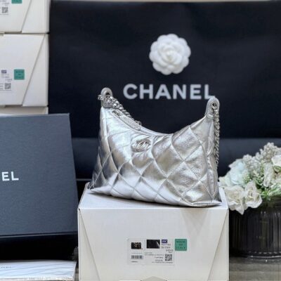 img_f3c7fd90_20250602_i1748852180202_6250_0_1_jpg CHANEL 25S HOBO BAG KABELKA 26 IN SILVER CALFSKIN