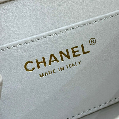 CHANEL 25S COCO CRUSH HANDLE 18 IN NUDE CALFSKIN GOLD HARDWARE