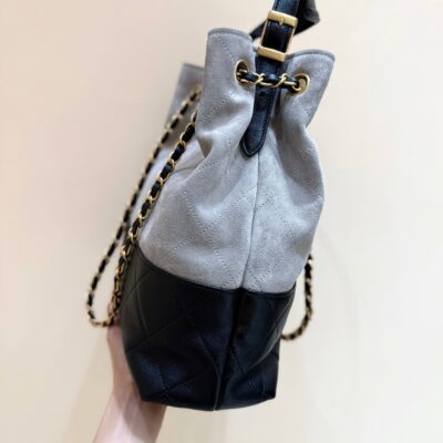 img_f3c7fd90_20250701_i1751352493410_5335_0_4_jpg CHANEL 25S SHOPPING BAG 33 IN GREY AND BLACK SUEDE CALFSKIN