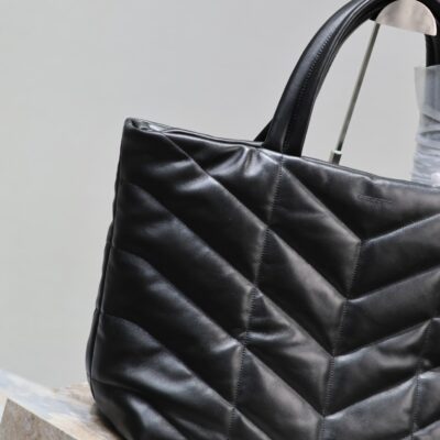 img_f8c0bdc9_20231212_i1702364402_2289_2_jpg PUFFER LARGE TOTE BAG 57 IN BLACK NAPA LAMBSKIN