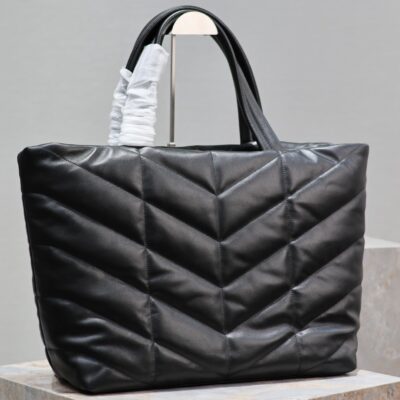 img_f8c0bdc9_20231212_i1702364402_4205_7_jpg PUFFER LARGE TOTE BAG 57 IN BLACK NAPA LAMBSKIN