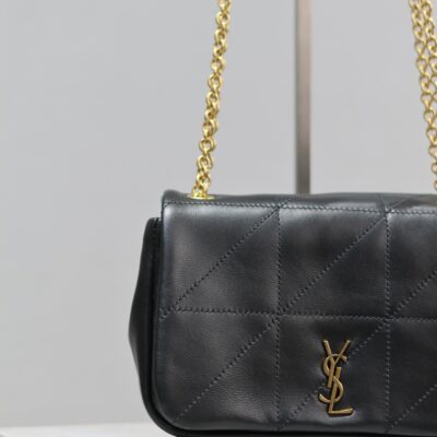 JAMIE 4.3 MINI BAG 20 IN BLACK LAMBSKIN GLOD HARDWARE