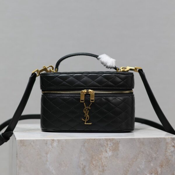 img_f8c0bdc9_20240113_i1705139415_8752_0_jpg GABY MINI VANITY 18 IN BLACK QUILTED LAMBSKIN GOLD HARDWARE