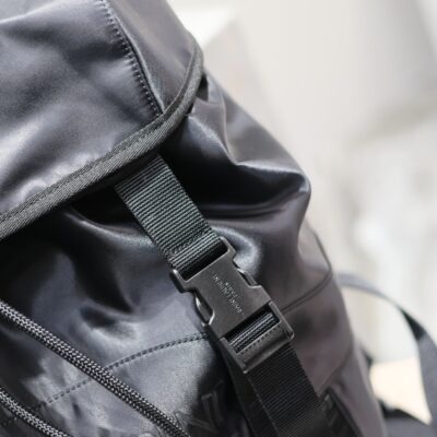 img_f8c0bdc9_20240121_i1705825366_3228_1_jpg WATERPROOF BACKPACK 45 IN BLACK NYLON WITH EMBOSSED LOGO