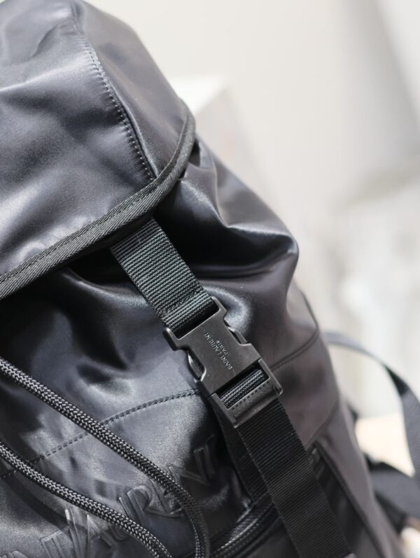 img_f8c0bdc9_20240121_i1705825366_3228_1_jpg WATERPROOF BACKPACK 45 IN BLACK NYLON WITH EMBOSSED LOGO