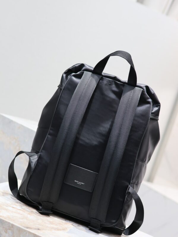 img_f8c0bdc9_20240121_i1705825366_3509_2_jpg WATERPROOF BACKPACK 45 IN BLACK NYLON WITH EMBOSSED LOGO