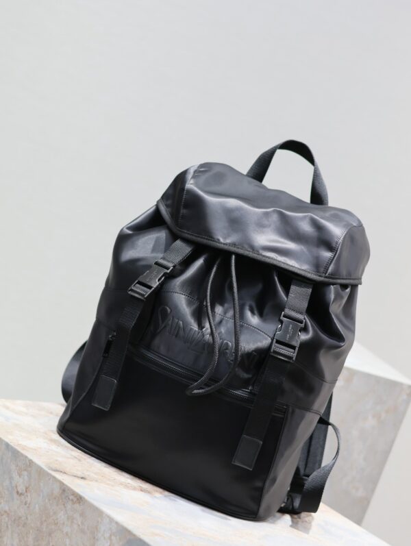 img_f8c0bdc9_20240121_i1705825366_439_0_jpg WATERPROOF BACKPACK 45 IN BLACK NYLON WITH EMBOSSED LOGO