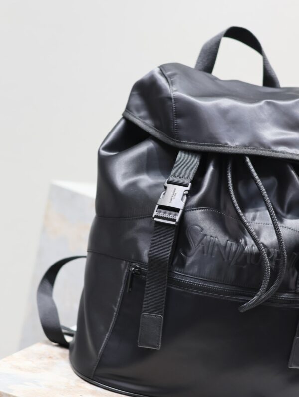 img_f8c0bdc9_20240121_i1705825366_8510_7_jpg WATERPROOF BACKPACK 45 IN BLACK NYLON WITH EMBOSSED LOGO