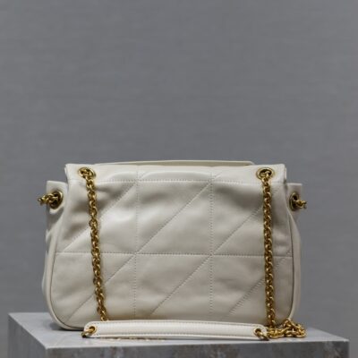 img_f8c0bdc9_20240126_i1706254284_1319_0_jpg JAMIE 4.3 SMALL BAG 25 IN WHITE LAMBSKIN GOLD HARDWARE