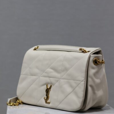 img_f8c0bdc9_20240126_i1706254284_676_3_jpg JAMIE 4.3 SMALL BAG 25 IN WHITE LAMBSKIN GOLD HARDWARE