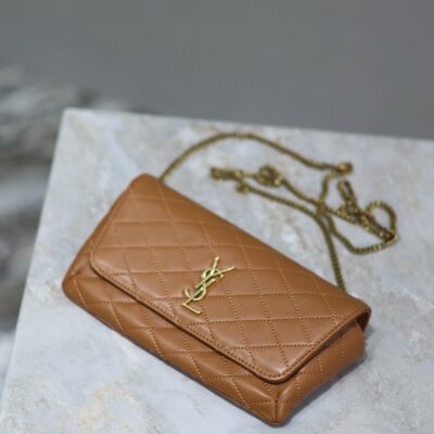 img_f8c0bdc9_20240416_i1713259841_4711_0_jpg YSL 25S SAINT LAURENT GABY 19 IN FOX QUILTED CALFSKIN GOLD HARDWRE