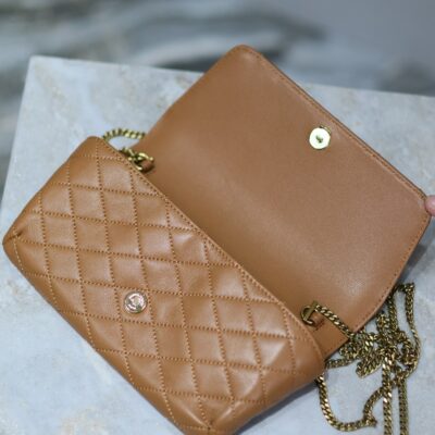 img_f8c0bdc9_20240416_i1713259841_8933_4_jpg YSL 25S SAINT LAURENT GABY 19 IN FOX QUILTED CALFSKIN GOLD HARDWRE