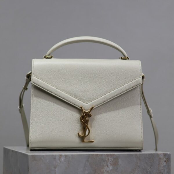 img_f8c0bdc9_20240516_i1715851398_6754_0_jpg CASSANDRA TOP HANDLE BAG 24 IN WHITE CALFSKIN GOLD HARDWARE