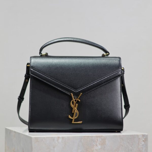 img_f8c0bdc9_20240516_i1715852121_3220_6_jpg CASSANDRA TOP HANDLE BAG 24 IN BLACK CALFSKIN GOLD HARDWARE