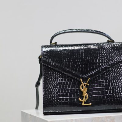img_f8c0bdc9_20240516_i1715854520_1372_4_jpg CASSANDRA TOP HANDLE BAG 24 IN BLACK CROCODILE-EMBOSSED GLOSSY CALFSKIN