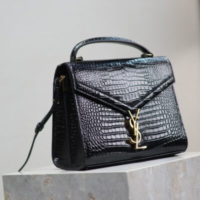 img_f8c0bdc9_20240516_i1715854520_308_8_jpg CASSANDRA TOP HANDLE BAG 24 IN BLACK CROCODILE-EMBOSSED GLOSSY CALFSKIN