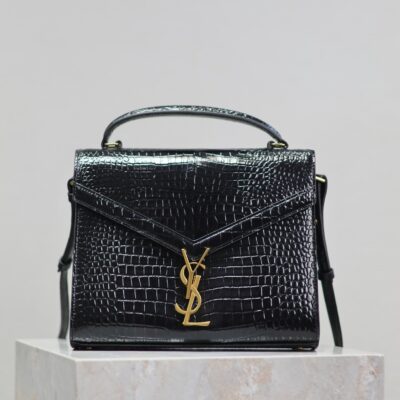 img_f8c0bdc9_20240516_i1715854520_5529_3_jpg CASSANDRA TOP HANDLE BAG 24 IN BLACK CROCODILE-EMBOSSED GLOSSY CALFSKIN