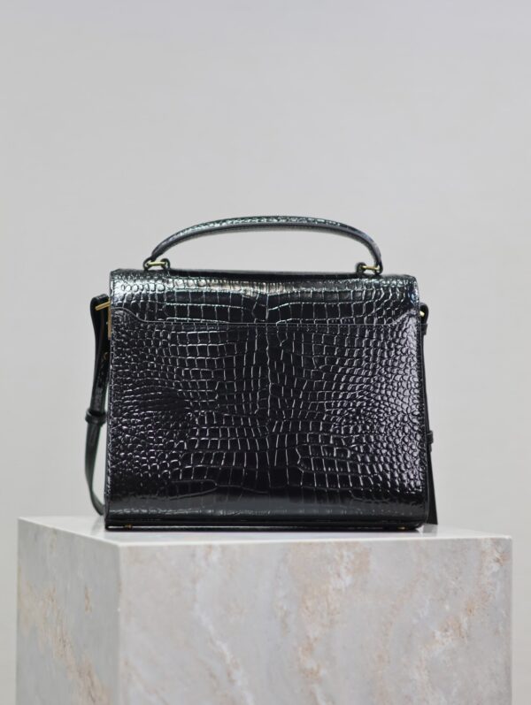 img_f8c0bdc9_20240516_i1715854520_8662_1_jpg CASSANDRA TOP HANDLE BAG 24 IN BLACK CROCODILE-EMBOSSED GLOSSY CALFSKIN