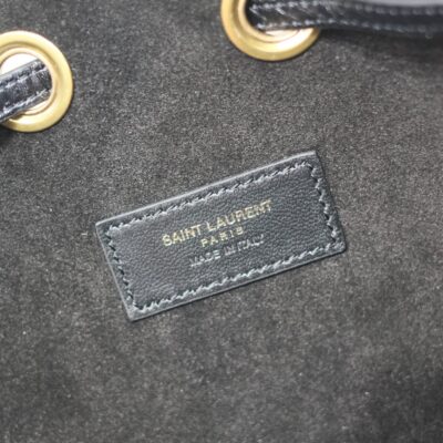 img_f8c0bdc9_20240711_i1720679286_917_6_jpg PARIS VII SMALL HOBO 30 IN BLACK GRAINED LEATHER GOLD HARDWARE