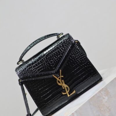 img_f8c0bdc9_20240718_i1721288935_4423_0_jpg CASSANDRA MINI TOP HANDLE BAG 20 IN BLACK CROCODILE-EMBOSSED GLOSSY CALFSKIN