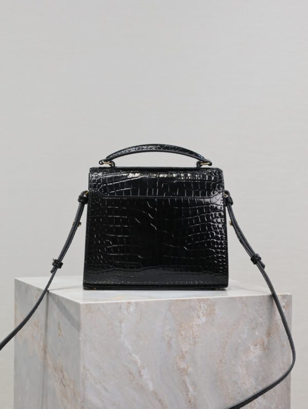 img_f8c0bdc9_20240718_i1721288935_6701_1_jpg CASSANDRA MINI TOP HANDLE BAG 20 IN BLACK CROCODILE-EMBOSSED GLOSSY CALFSKIN