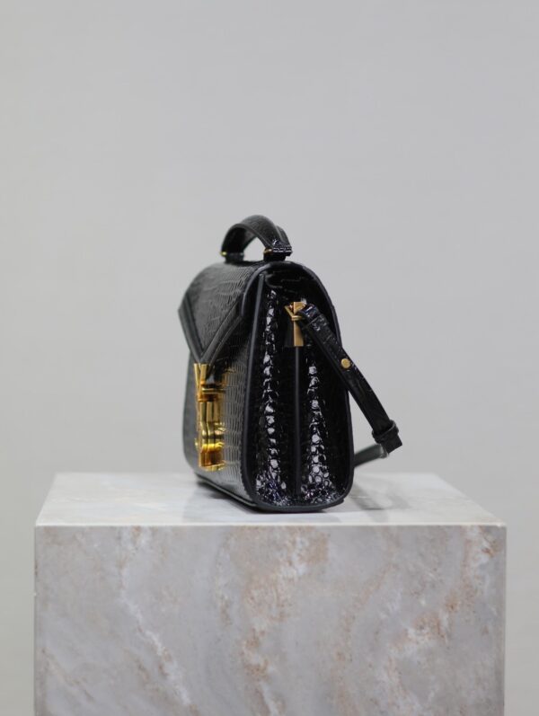 img_f8c0bdc9_20240718_i1721288935_7848_2_jpg CASSANDRA MINI TOP HANDLE BAG 20 IN BLACK CROCODILE-EMBOSSED GLOSSY CALFSKIN