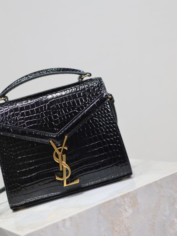 img_f8c0bdc9_20240718_i1721288936_2504_5_jpg CASSANDRA MINI TOP HANDLE BAG 20 IN BLACK CROCODILE-EMBOSSED GLOSSY CALFSKIN