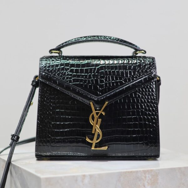 img_f8c0bdc9_20240718_i1721288936_4822_4_jpg CASSANDRA MINI TOP HANDLE BAG 20 IN BLACK CROCODILE-EMBOSSED GLOSSY CALFSKIN