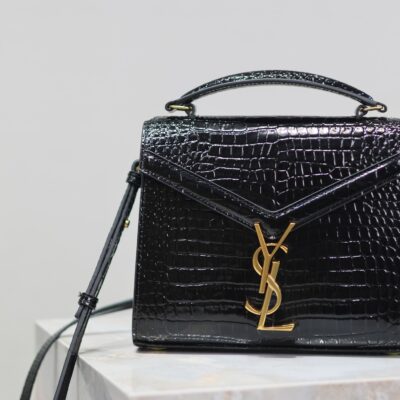 img_f8c0bdc9_20240718_i1721288936_6016_7_jpg CASSANDRA MINI TOP HANDLE BAG 20 IN BLACK CROCODILE-EMBOSSED GLOSSY CALFSKIN