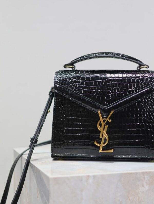 img_f8c0bdc9_20240718_i1721288936_6016_7_jpg CASSANDRA MINI TOP HANDLE BAG 20 IN BLACK CROCODILE-EMBOSSED GLOSSY CALFSKIN