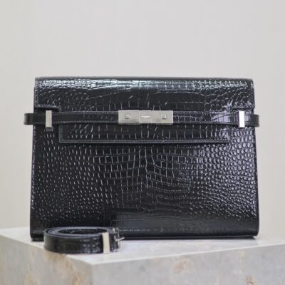 img_f8c0bdc9_20240810_i1723289914_1056_5_jpg MANHATTAN MEDIUM 29 IN BLACK CROCODILE-EMBOSSED CALFSKIN SILVER BUCKLE