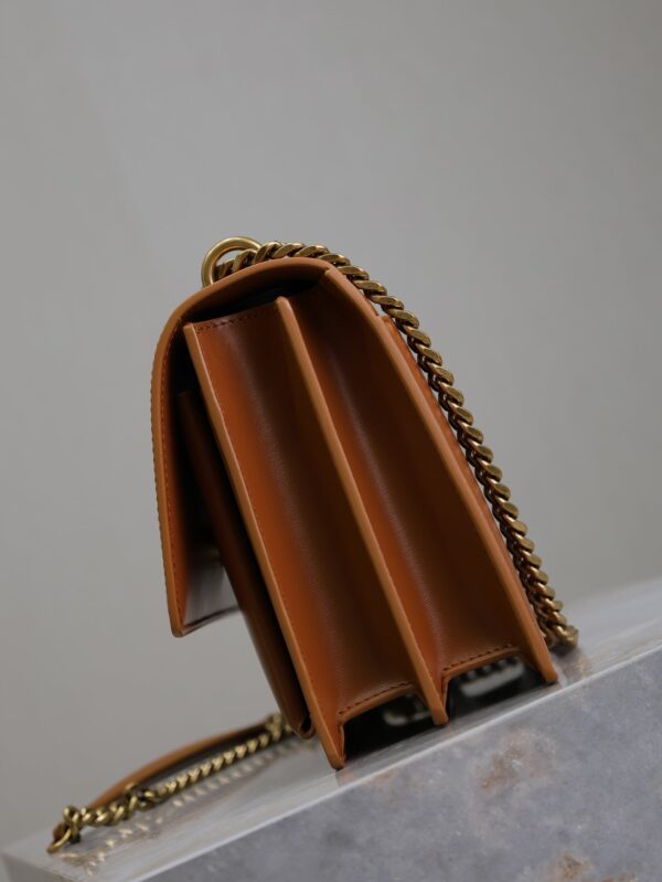 img_f8c0bdc9_20240904_i1725435486_7203_3_jpg YSL 25S SUNSET BAG 22 IN DARK CARAMEL CALFSKIN GOLD HARDWRE
