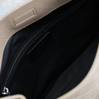 NIKI SHOPPING BAG 33 IN LIGHT BROWN CRUMPLED CALFSKIN