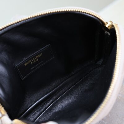 img_f8c0bdc9_20240914_i1726299815_622_3_jpg GABY ZIPPED POUCH 19 IN GRAY MATTE SUEDE GOLD HARDWARE