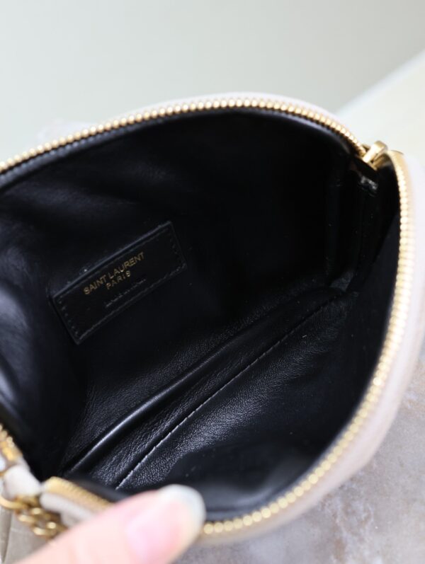 img_f8c0bdc9_20240914_i1726299815_622_3_jpg GABY ZIPPED POUCH 19 IN GRAY MATTE SUEDE GOLD HARDWARE