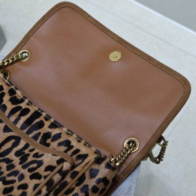 img_f8c0bdc9_20240916_i1726471870_7718_5_jpg NIKI MEDIUM 28 IN LEOPARD PRINT CALFSKIN AND BROWN SUEDE TRIM