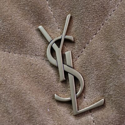 img_f8c0bdc9_20241023_i1729672205_901_0_jpg YSL 25S LOULOU PUFFER MINI 23 IN TAN BROWN SUEDE GOLD HARDWRE