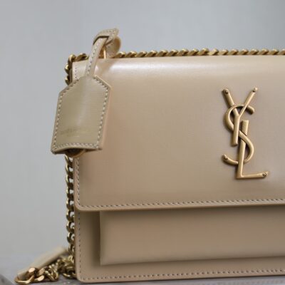 img_f8c0bdc9_20241106_i1730875149_4045_5_jpg YSL 25S SUNSET BAG 22 IN NUDE CALFSKIN GOLD HARDWRE