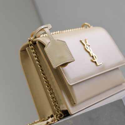 img_f8c0bdc9_20241106_i1730875149_6566_2_jpg YSL 25S SUNSET BAG 22 IN NUDE CALFSKIN GOLD HARDWRE