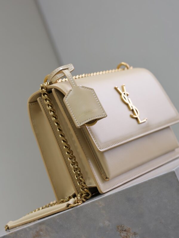 img_f8c0bdc9_20241106_i1730875149_6566_2_jpg YSL 25S SUNSET BAG 22 IN NUDE CALFSKIN GOLD HARDWRE