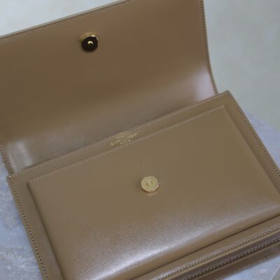 img_f8c0bdc9_20241106_i1730875334_2140_6_jpg YSL 25S SUNSET BAG 22 IN BROWN CALFSKIN GOLD HARDWRE