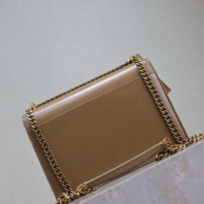 img_f8c0bdc9_20241106_i1730875334_8237_8_jpg YSL 25S SUNSET BAG 22 IN BROWN CALFSKIN GOLD HARDWRE