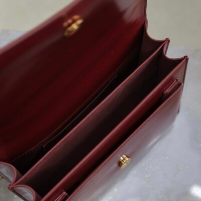 img_f8c0bdc9_20241106_i1730876007_5762_3_jpg YSL 25S SUNSET BAG 22 IN CRIMSON RED CALFSKIN GOLD HARDWRE