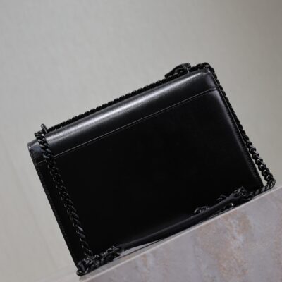 img_f8c0bdc9_20241106_i1730876592_6693_7_jpg YSL 25S SUNSET BAG 22 IN BLACK CALFSKIN BLACK HARDWRE