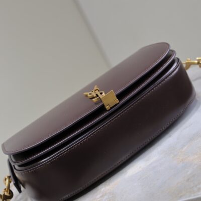 VOLTAIRE 24 IN BRUNETTE BROWN CALFSKIN