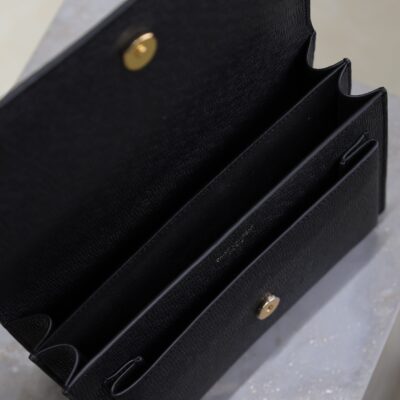 img_f8c0bdc9_20241204_i1733284527_1629_8_jpg YSL 25S SUNSET MEDIUM 22 IN BLACK GRAINED CALFSKIN GOLD HARDWRE