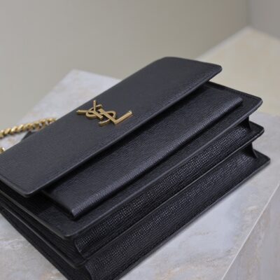 img_f8c0bdc9_20241204_i1733284527_6084_7_jpg YSL 25S SUNSET MEDIUM 22 IN BLACK GRAINED CALFSKIN GOLD HARDWRE