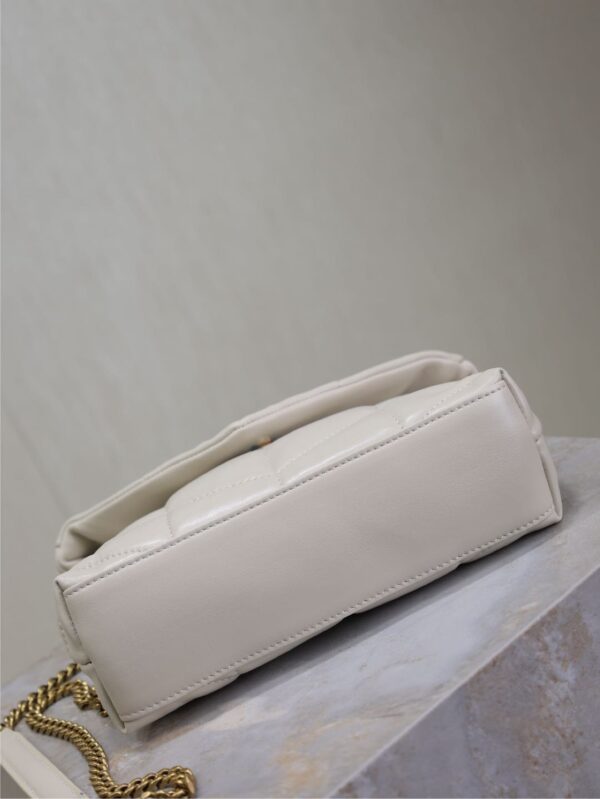 img_f8c0bdc9_20241228_i1735372490210_4140_0_6_jpg YSL 25S LOULOU PUFFER MINI 23 IN BLANC VINTAGE CALFSKIN GOLD HARDWRE
