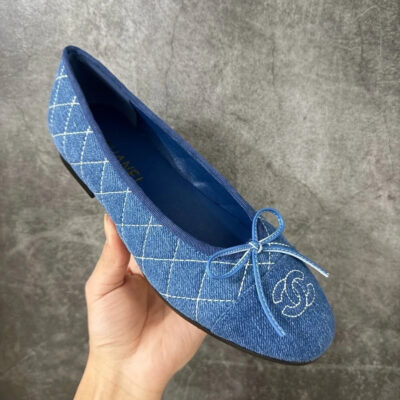 imgi_2_IMG_9001 Chanel Classic Ballet Flats In Washed Denim